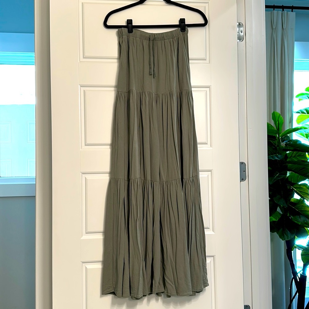 Splendid x Mary Lawless Lee maxi skirt, size small